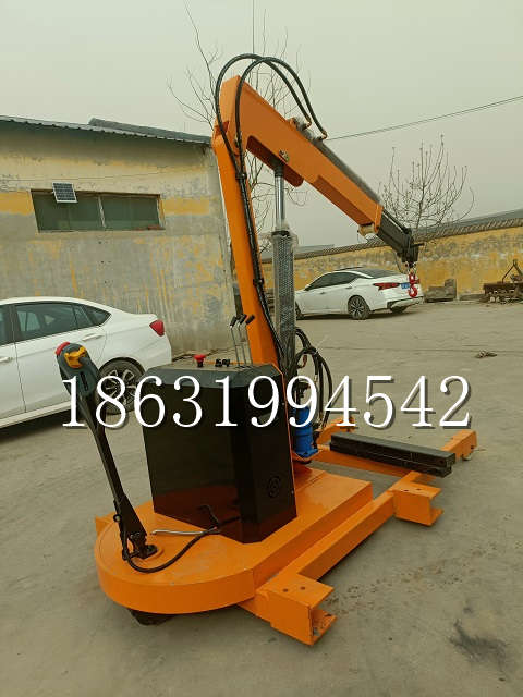 卓资县自卸车厢随车吊 自制轮式四不像起重机 四驱平板吊 5吨 贵盛